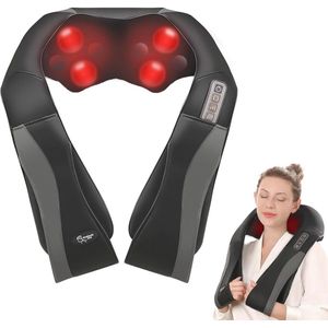 Ergonomische Nekschouder Massageapparaat met Warmtefunctie en 3D Massage