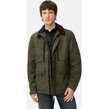 camel active - Blouson - Bosgroen - Met Overhemdkraag en Fleece Voering