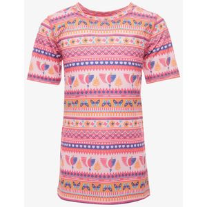 Osaga meisjes UV zwemshirt korte mouwen - Oranje - Maat 116