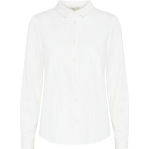 Blouse - Effen - Viscose - Lange Mouw - Normale Pasvorm