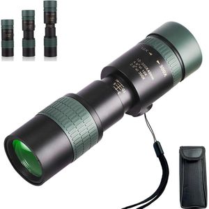 Smartphone - Telelens - Telefoonlenzen - Hoog Vermogen 10-300x40 Monoculaire voor Volwassenen, BAK4 Prisma en FMC Objectief voor Concerten, Vogels en Sterren observeren (Geen Smartphone Adapter/Tripod)