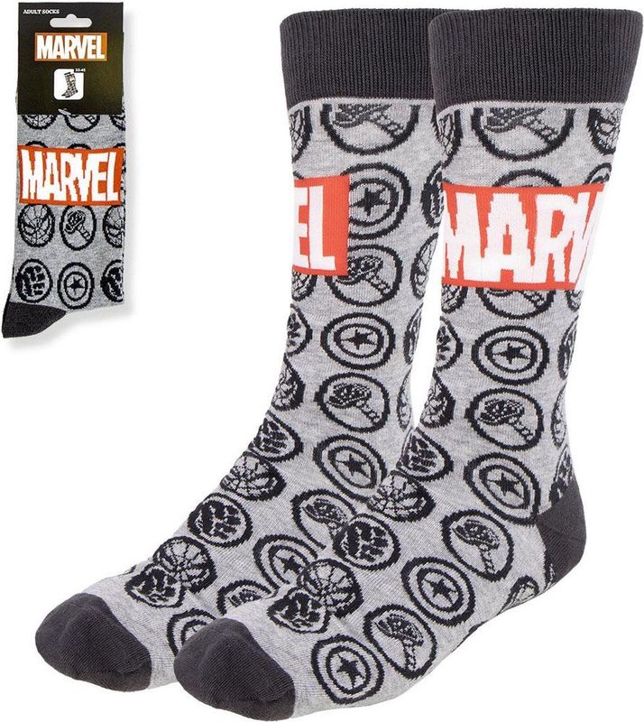 Cerdá - Marvel Socks - Grijs - Sokken