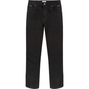 WRANGLER TEXAS BLACK OVERDYE AUTHENTIC STRAIGHT JEANS-HEREN