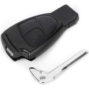 3 Knop Autosleutel Fob Vervanging - Voor Mercedes Benz - Keyless Entry Afstandsbediening - Auto Shell Case Blade Cover Flip Case .