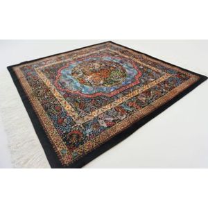 SusaStyle Wandkleed Goshtiep – 70x70 cm – Perzisch design – Luxe woondecoratie met zijdezachte glans – Outlet