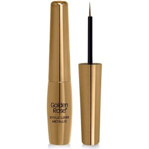 Golden Rose Metalic Eyeliner 2 GOUD Vloeibare geKleurde Eyeliner met een perfecte kwast