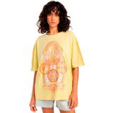 Billabong Surf Mandala T-shirt Met Korte Mouwen Geel S Vrouw