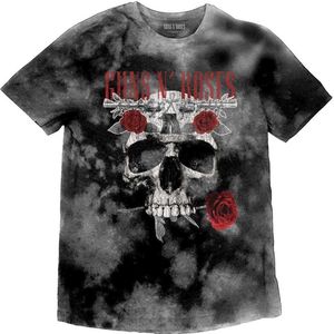 Guns N' Roses - Flower Skull Kinder T-shirt - Kids tm 12 jaar - Grijs