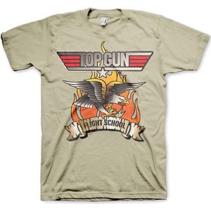 Top Gun Flying Eagle T-Shirt Khaki-M