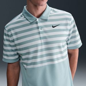 Nike Golf Shirt - Mannen - Groen / Wit - Maat XXL