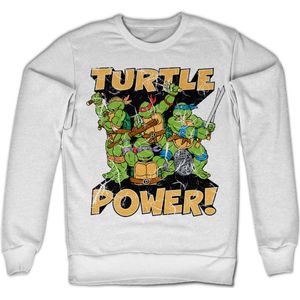 Teenage Mutant Ninja Turtles - Turtle Power! Sweater/trui - S - Wit