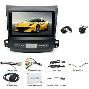 Android 14 Car Stereo For Mitsubishi Outlander (2005-2011) | 9-inch Touchscreen with Wireless Carplay & Android Auto + AHD Camera & Mic