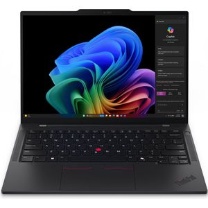Lenovo ThinkPad T14s Gen 6 (Snapdragon) Qualcomm Snapdragon X1E-78-100 Laptop 35,6 cm (14"") Touchscreen WUXGA 32 GB LPDDR5x-SDRAM 512 GB SSD Wi-Fi 7 (802.11be) Windows 11 Pro Engels Zwart