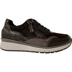 Gabor Sneaker 56.306.67 Zwart Metallic Wijdte K