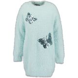 Blue Seven - Gebreide Jurk - Gletscher - Lange Mouwen - Ronde Hals