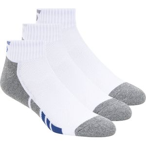 Skechers 1/2 Terry Qtr Crew Heren Sokken - Wit/Blauw - One Size