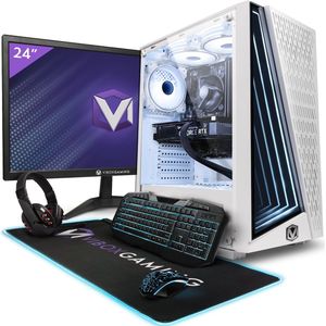 Vibox II-32 Game PC - 24"" Scherm Pakket - Six-Core Intel i5 11400F Processor 4.4GHz - Nvidia GTX 1660 Super 6GB - 16GB RAM - 1TB NVMe M.2 SSD - Windows 11 - WiFi