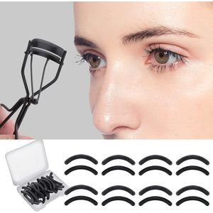 30Pcs Eyelash Curler Refill Pads - Silicone Rubber Curler Replacement - High Elastic Eye Eyelash Soft Curlers Pads - Universele Eye Eyelash Curler Vervangingen met Duidelijk
