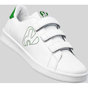 Casual Witte sneakers met groene accenten Owens Maat 27