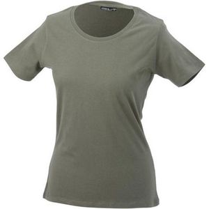 James and Nicholson Dames/dames Basic T-Shirt (Olijf)