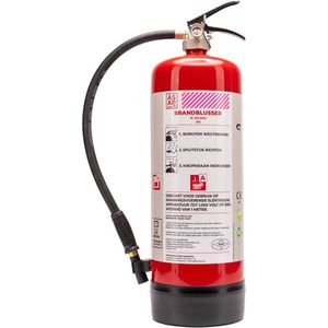 ASAPS Lithiumblusser | Brandblusser voor brandklasse A,F en Li | 9 liter | 100% PFAS vrij | Nederlands uniek product | 1000 Volt | Milieuvriendelijk