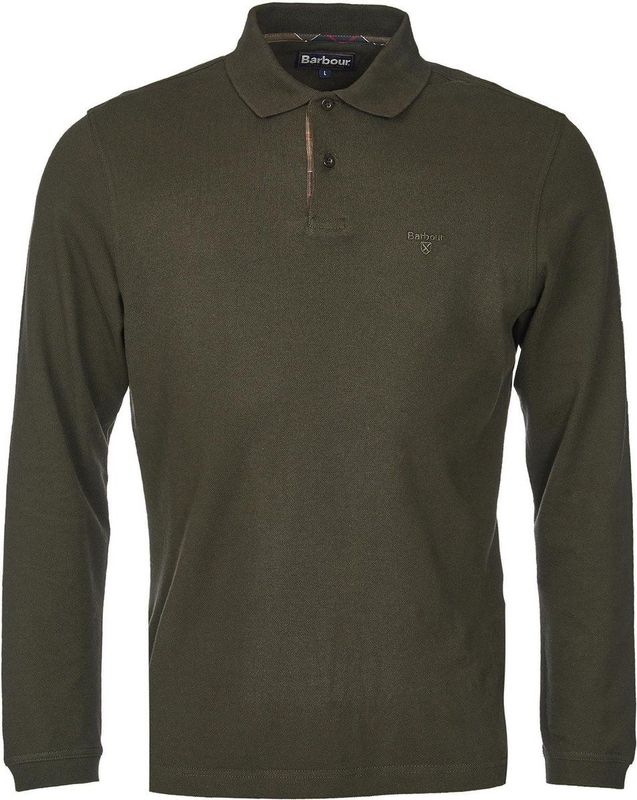 Barbour - Essential L/S Sports - Polo - Forest