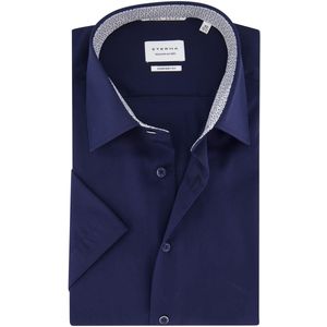 Eterna - Overhemd - Donkerblauw - Katoen - Comfort Fit