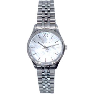 Zera d'or Dames horloge - Polshorloge 28mm waterdicht - zilver