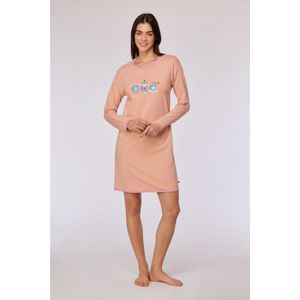 Woody Slaapkleedje roze-gele streep - maat S