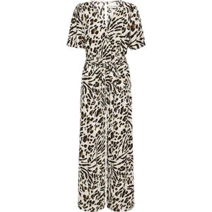 Ichi, Dames, Jumpsuits & Playsuits, Beige, Maat: L Viscose,