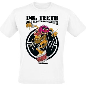 The Muppets Animal Heren T-shirt - wit - XL