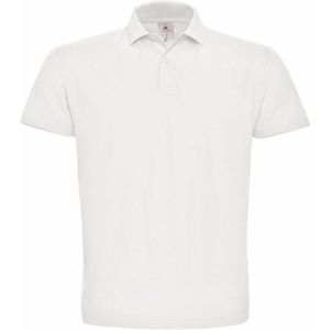 Unisex Polo 'ID.001' Wit merk B&C Collectie maat XXL