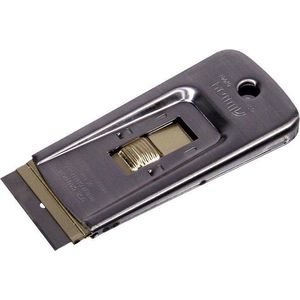 Glasreiniger Mesje | 4 CM | Inclusief 5 reserve mesjes | Inschuifbaar | Verfkrabber