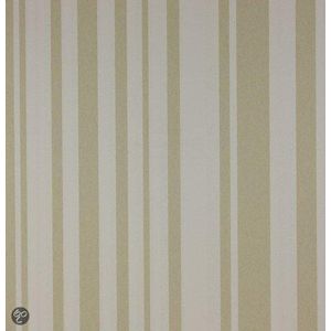 Dutch Wallcoverings Strepen - Beige/wit