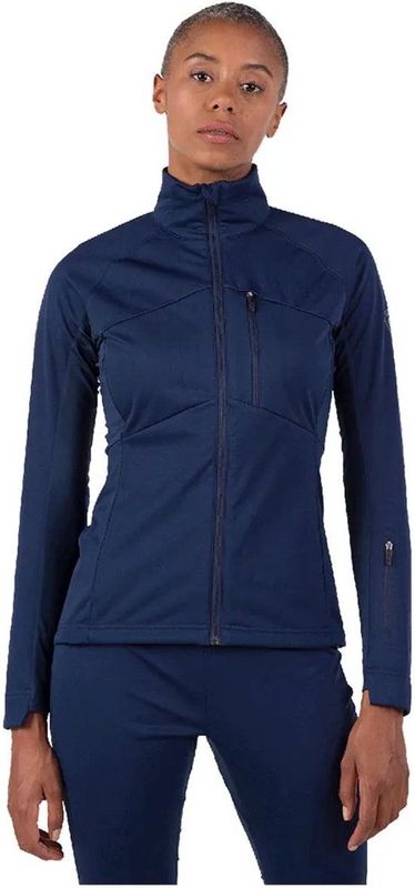Rossignol - W Genetys Jacket Dark Navy voor Dames - Maat L - Marine blauw