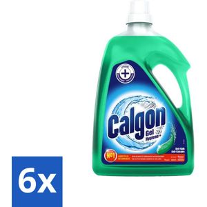 Calgon - Wasmachinereiniger - Tegen Kalkaanslag / Wasmiddelresten / Geuren- 2.25L - 45 Wasbeurten - Voordeelverpakking - 6 stuks