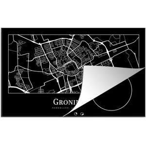 Inductie beschermer - Inductie Mat - Kookplaat beschermer - Groningen - Kaart - Stadskaart - Plattegrond - Inductie beschermer - Inductie Mat - Kookplaat Beschermer - 91.6x52.7 cm - Afdekplaat inductie - Inductiebeschermer