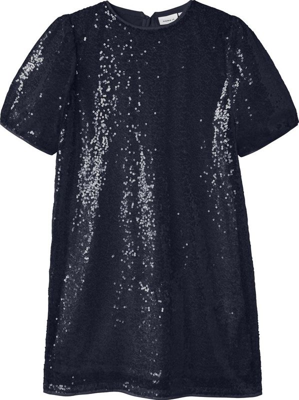 NAME IT - NKFRANDO TUNIC - Jurk - Meisjes - Korte Mouwen - Glitterprint