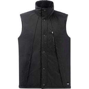Jack Wolfskin Alex Vest M 1307421-6350, Mannen, Zwart, Mouwloos, maat: S