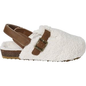 Instapslofjes - Ecru - Gevoerde Pantoffels - Imitatiebont