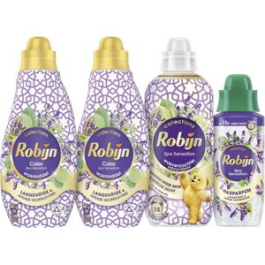 Robijn - Perfect Match - Spa Sensation - Wasmiddel Pakket - 4 stuks