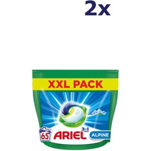 Ariel - 3 In 1 Pods - Alpine - Wasmiddelcapsules - 2 zakken - 130 wasbeurten