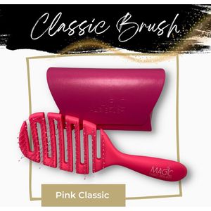 The Magic Hairbrush detangler haarborste antiklit incl. case voor hygiene en duurzaamheid