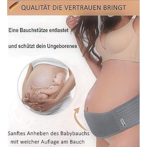 Zwangerschapsbuikband - rugsteun, buikband, Zwangerschapsgordel One size