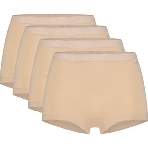 Basics shorts beige 4 pack voor Dames | Maat XXL