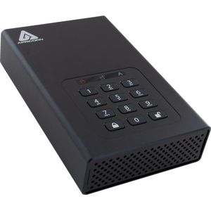 Apricorn Aegis Padlock DT 8TB 8000GB Zwart externe harde schijf