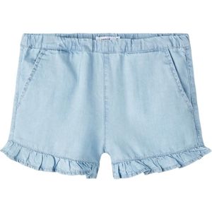 Name it Kinderkleding Meisjes Jeans Short Bella Light Blue - 158