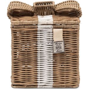 Riviera Maison Tissue Box - Rustic Rattan Lovely Bow - Naturel