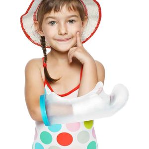 Waterproof plaster bescherming - pleister cover (arm) - transparant - hoogwaardige siliconen - herbruikbaar - flexibel en comfortabel - ideaal voor gebruik in de badkamer of douche.