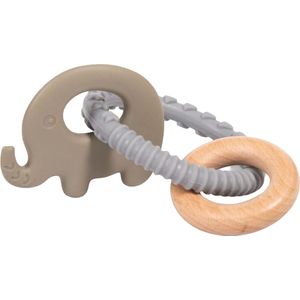 Bo Jungle B-Rattle Rings Blauw Olifant Bijtring B931050